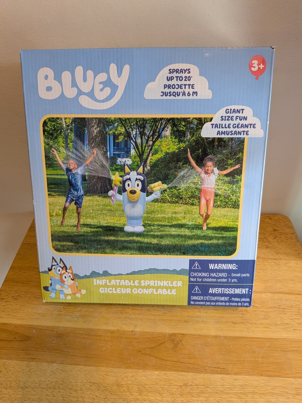 Bluey Inflatable Sprinkler for Kids - Blue